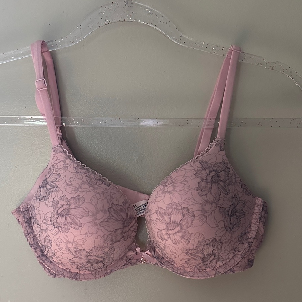 Victorias‎ Secret Pink Floral Lace Push Up Bra | 34C